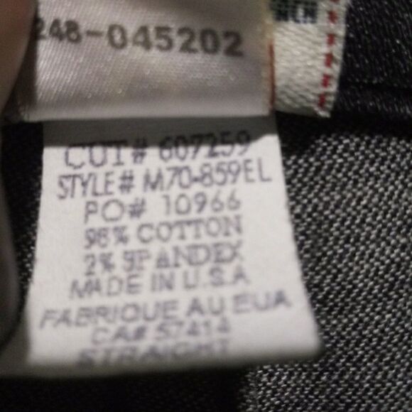 True Religion Men's Ricky Straight Fit Jeans in Black - Picture 8 of 9